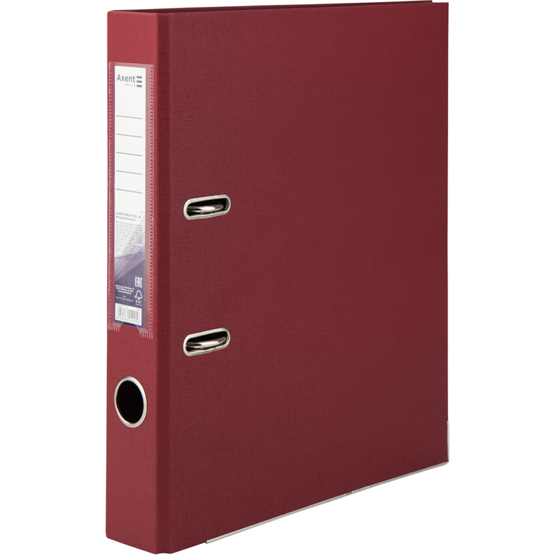 Папка-реєстратор Axent Delta D1711-37C, двостороння, A4, 50 мм, зібрана, вишнева